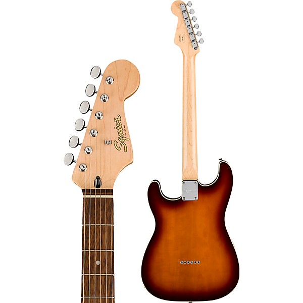 Squier Paranormal Custom Nashville Stratocaster Laurel Fingerboard Electric Guitar Chocolate 2-Color Sunburst