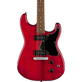 Squier Paranormal Strat-O-Sonic... Squier Paranormal Strat-O-Sonic Laurel Fingerboard Electric Guitar Crimson Red Transparent