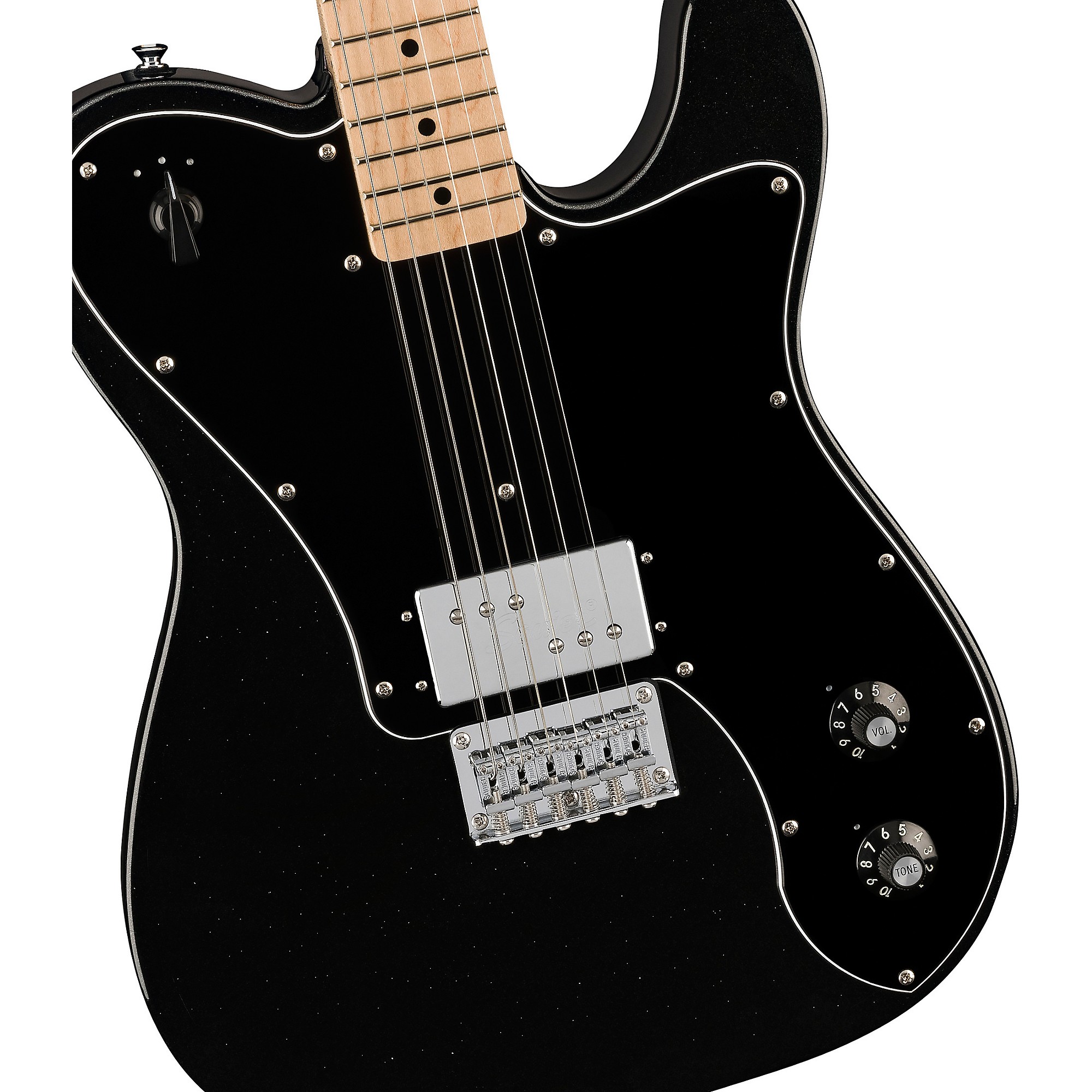 ギター Squier by Fender Paranormal Esquire Squier Paranormal Esquire Deluxe Poplar Electric Guitar Metallic