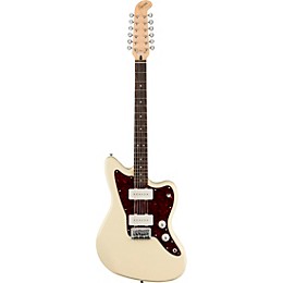 Squier Paranormal Jazzmaster XII Laurel Fingerboard 12-String Electric Guitar Olympic White