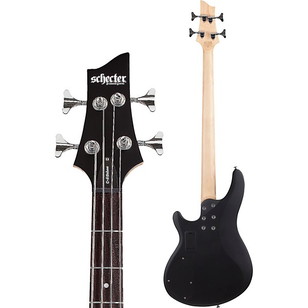 Schecter Guitar Research C-4 Deluxe Electric Bass Satin Black