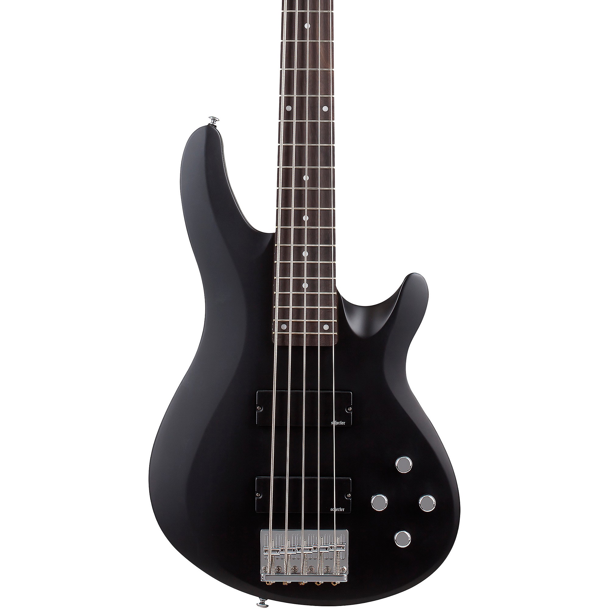 Schecter Guitar Research C-5 Deluxe Electric Bass Satin Black