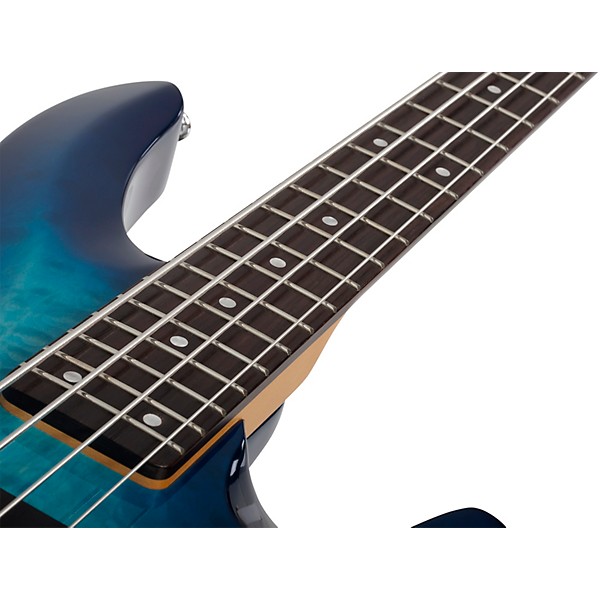 Schecter Guitar Research C-4 Plus Electric Bass Ocean Blue Burst