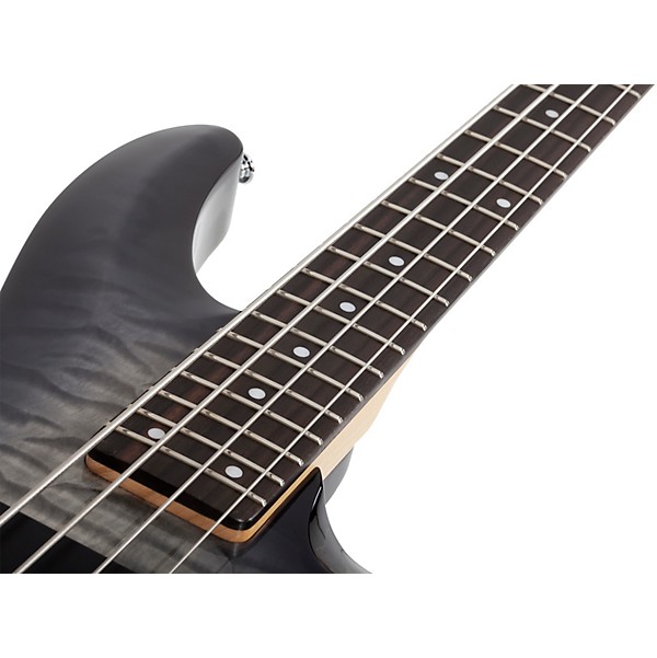 Schecter Guitar Research C-4 Plus Electric Bass Charcoal Burst
