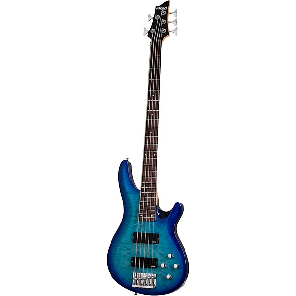 Schecter Guitar Research C-5 Plus Electric Bass Ocean Blue Burst