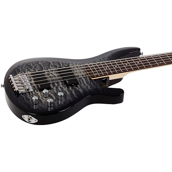 Schecter Guitar Research C-5 Plus Electric Bass Charcoal Burst