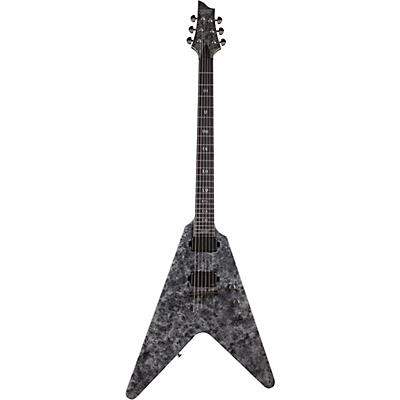 Schecter Guitar Research Juan Of The Dead V-1 Electric Guitar Black Reign for sale