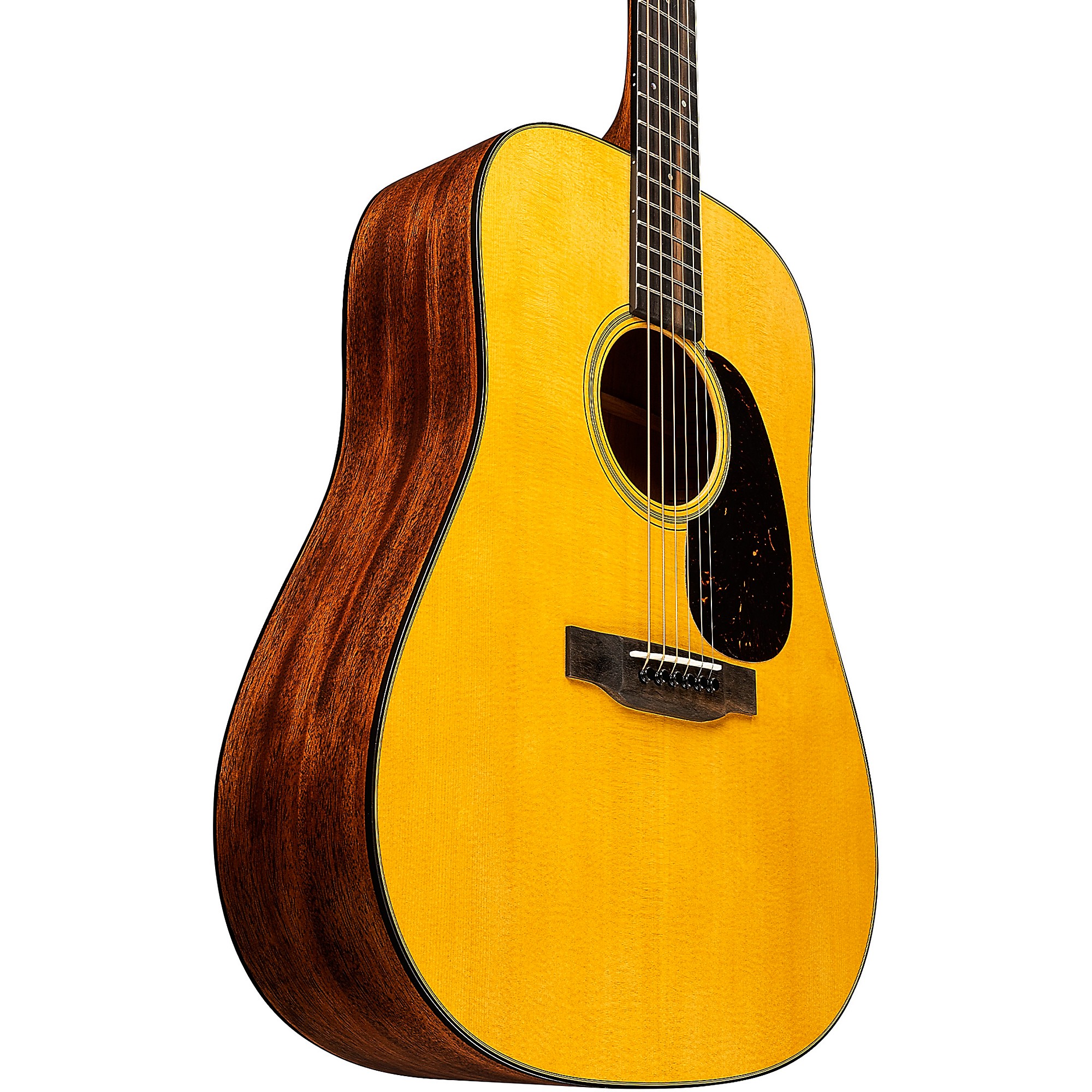 Platinum Martin 2024 D-18 Satin Acoustic Guitar Natural | Guitar