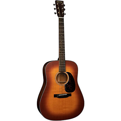 Martin D-18 Satin Acoustic Guitar Amber Burst for sale
