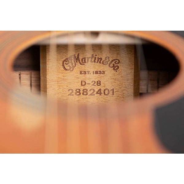 Martin D-28 Street Legend Acoustic Guitar Aged Natural