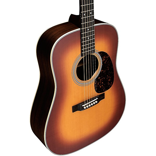 Martin D-28 Satin Acoustic Guitar Amber Burst