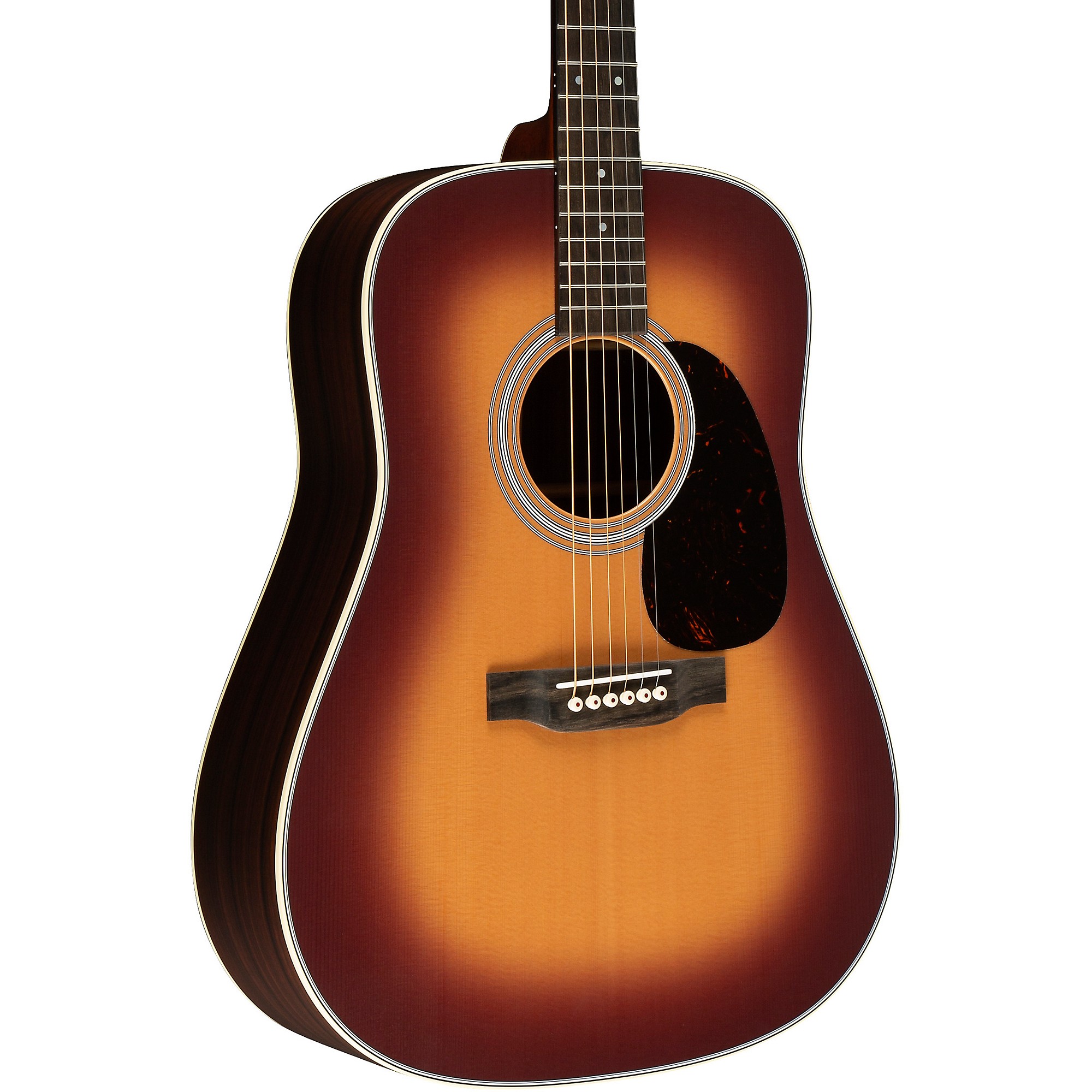 Platinum Martin 2024 D-28 Satin Acoustic Guitar - Amber Burst