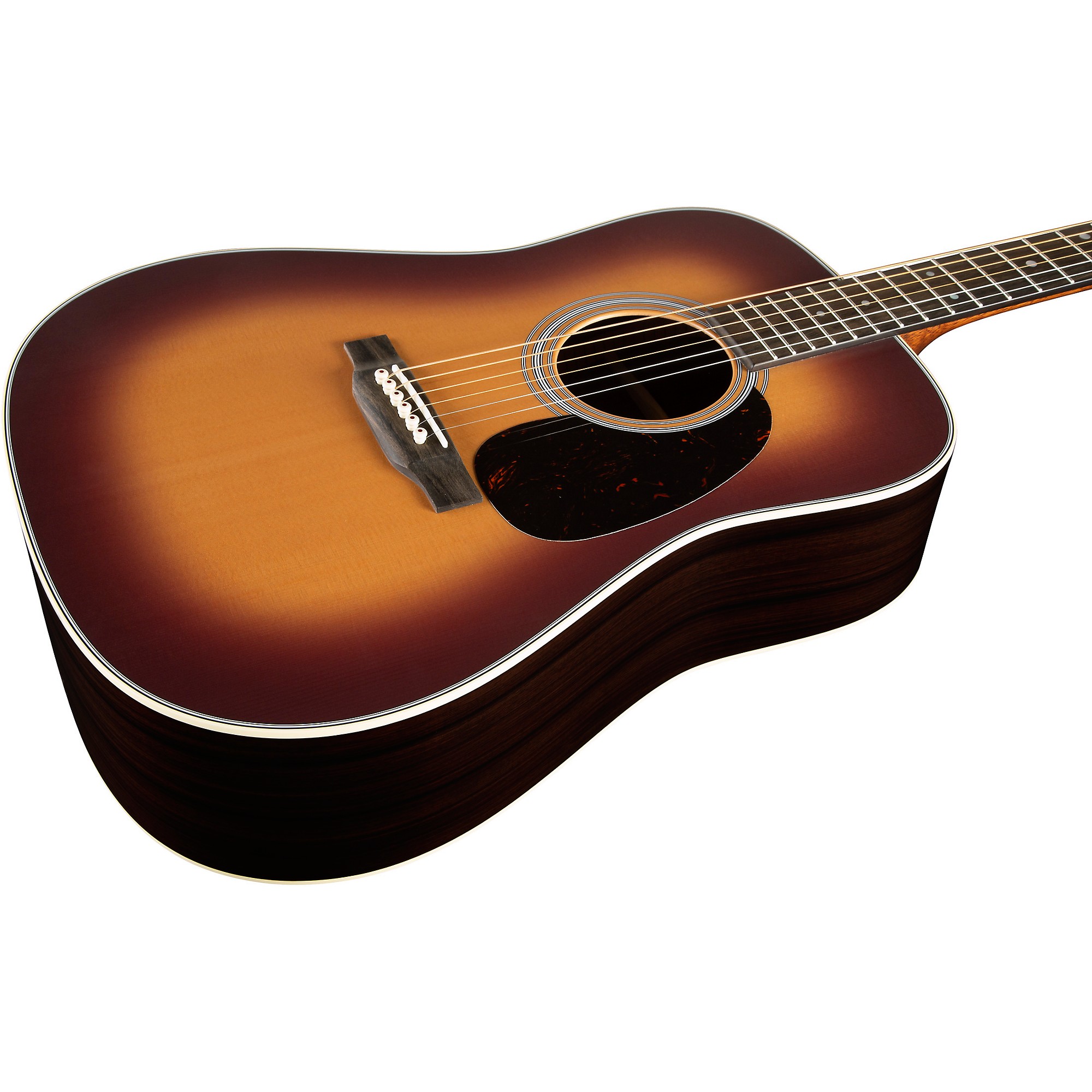 Platinum Martin 2024 D-28 Satin Acoustic Guitar - Amber Burst