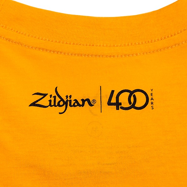 Zildjian Limited-Edition 400th Anniversary '60s Rock T-Shirt XX Large Gold