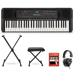 Yamaha PSR-E273 Portable Keyboard With Power Adapter Beginner Package