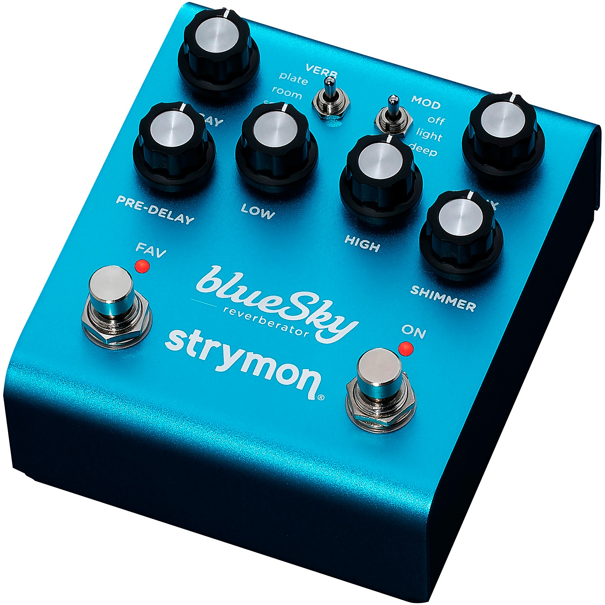 Strymon blueSky V2 Reverberator Effects Pedal Blue