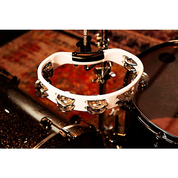 MEINL Headliner Series Mountable Molded ABS Tambourine White