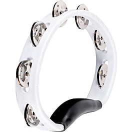 MEINL Headliner Series Molded ABS Tambourine, Single Row White