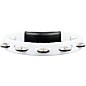 MEINL Headliner Series Molded ABS Tambourine, Single Row White