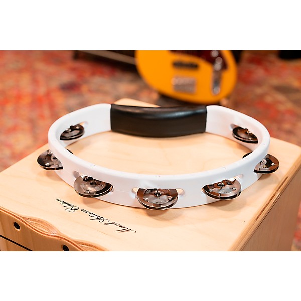 MEINL Headliner Series Molded ABS Tambourine, Single Row White