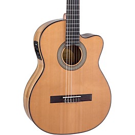 Lucero LC235SCE Acoustic-Electric Exotic Wood Classical Guitar -