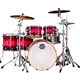 Mapex LT628S Armory Series 6-Piece Studioease Shell Pack Fast Toms With 22" Bass Drum Tanzanite Burst