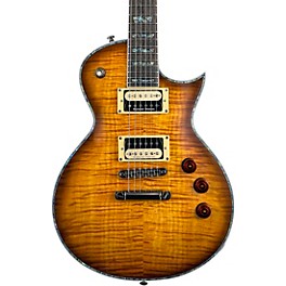 Blemished ESP LTD Deluxe EC-1000 Electric Guitar Level 2 Amber Sunburst 197881034139