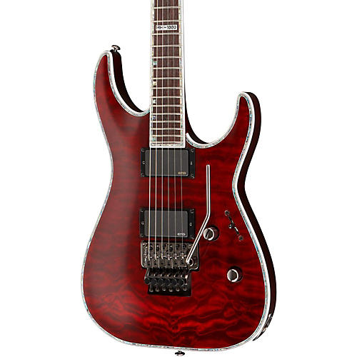 ESP LTD Deluxe MH-1000 Electric Guitar with EMGs See-Thru Black Cherry