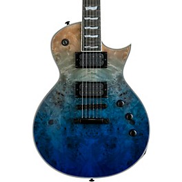 Blemished ESP LTD EC-1000 Burl Poplar Electric Guitar Level 2 Blue Natural Fade 197881153137