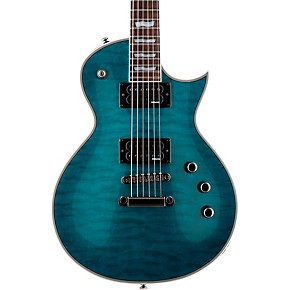 Open Box ESP LTD EC-401QMV Electric Guitar See-Thru Aqua | Guitar Center