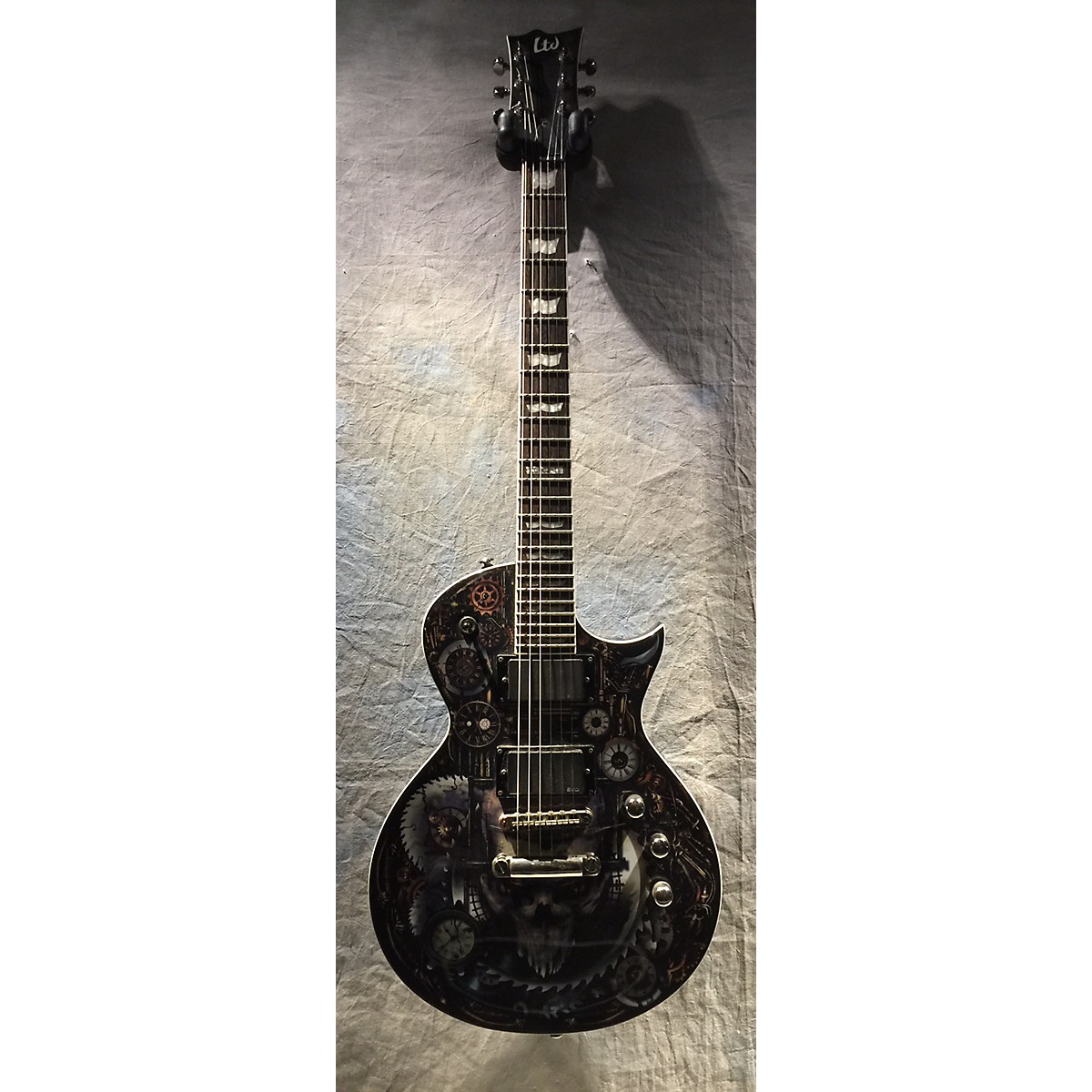 Used ESP LTD Graphic Series EX Clockwork Zombie Solid Body Electric