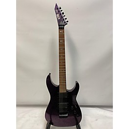 Used ESP LTD KH602 Kirk Hammett Purple Sparkle Solid Body Electric Guitar