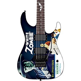 Blemished ESP LTD Kirk Hammett Signature White Zombie Electric Guitar