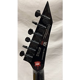 Used ESP LTD Kirk Hammett Signature White Zombie Solid Body Electric Guitar