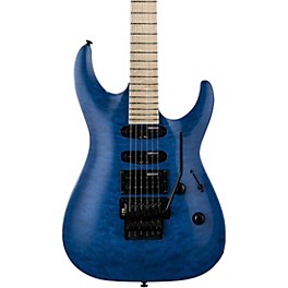 Blemished ESP LTD MH-203QM Electric Guitar Level 2 See-Thru Blue 197881151881