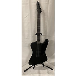 Used ESP LTD Phoenix Black Metal 7 Solid Body Electric Guitar