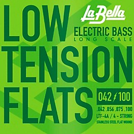 La Bella LTF-4A Low Tension Flexible Flats 4-String Set