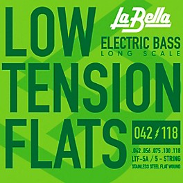 La Bella LTF-5A Low Tension Flexible Flats 5-String Set