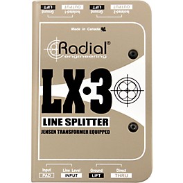 Radial Engineering LX-3 Passive 3 Channel Line Splitter