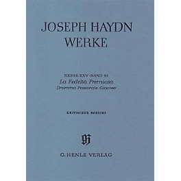 G. Henle Verlag La Fedeltà Premiata - Dramma Pastorale Giocoso, 2nd part Henle Edition Series Hardcover