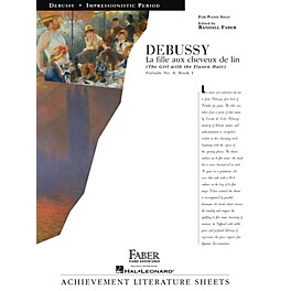 Faber Piano Adventures La fille aux cheveux de lin (The Girl with the Flaxen Hair) Faber Piano by Debussy (Level Early Adv...