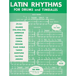 Alfred Latin Rhythms for Drums and Timbales Book