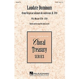 Hal Leonard Laudate Dominum (from Vesperae solennes de confessore, K. 339) SATB composed by Wolfgang Amadeus Mozart