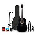 Mitchell Launch D100 Dreadnought Acoustic Guitar Deluxe Pack Black