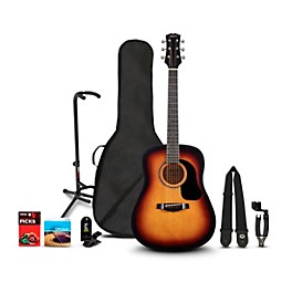 Mitchell Launch D75S Starter Dreadnought Acoustic Guitar Deluxe Pack
