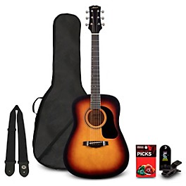 Mitchell Launch D75S Starter Dreadnought Acoustic Guitar Pack