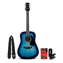 Mitchell Launch D75S Starter Dreadnought Acoustic Guitar With Accessories