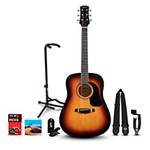 Mitchell Launch D75S Starter Dreadnought Acoustic Guitar With Accessories & Stand