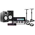 Novation Launchkey MK4 Keyboard Controller with Focusrite 2i2 USB Audio Interface and Yamaha HS5 5" Studio ... 25 Key Package