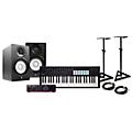 Novation Launchkey MK4 Keyboard Controller with Focusrite 2i2 USB Audio Interface and Yamaha HS5 5" Studio ... 49 Key Package